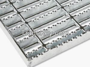 Anti-slip steel grating