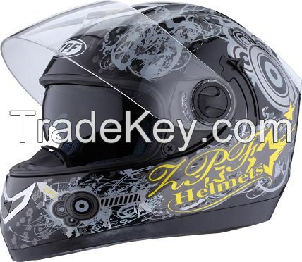 Full face helmet with double visor helmet ---ECE/DOT Certification Approved