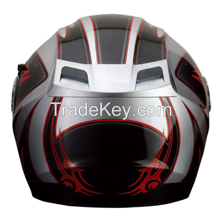 Full face helmet with double visor helmet ---ECE/DOT Certification Approved