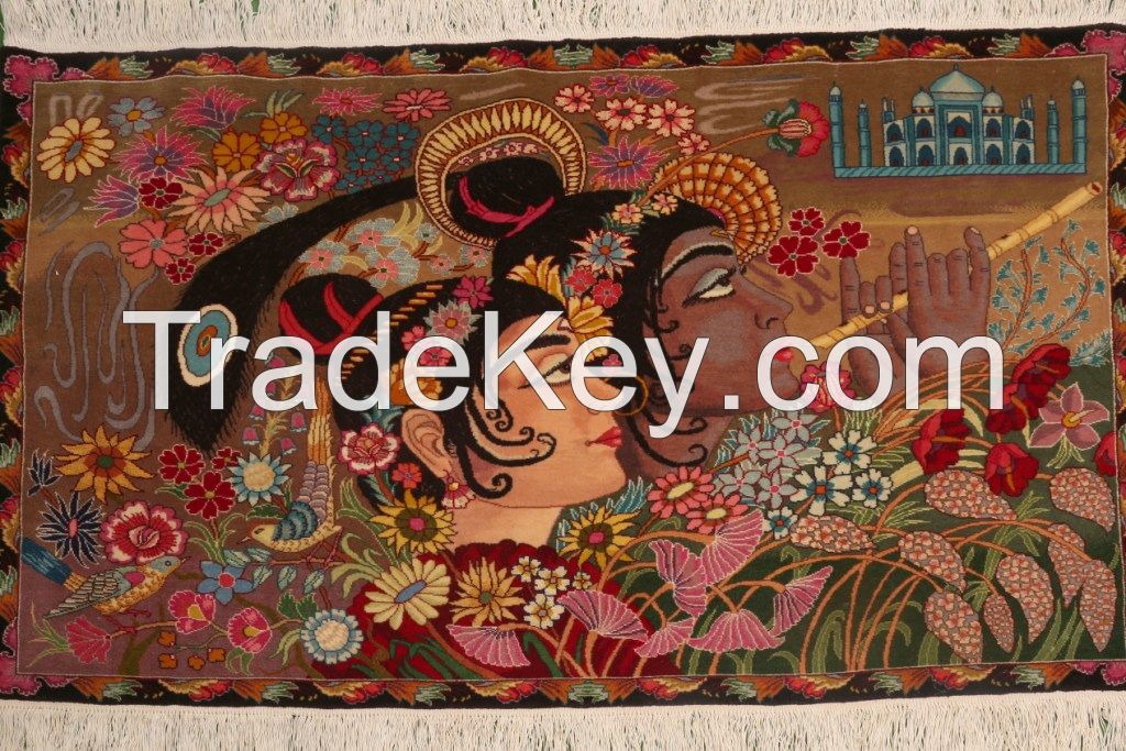 Tabriz Portrait Handmade Carpet