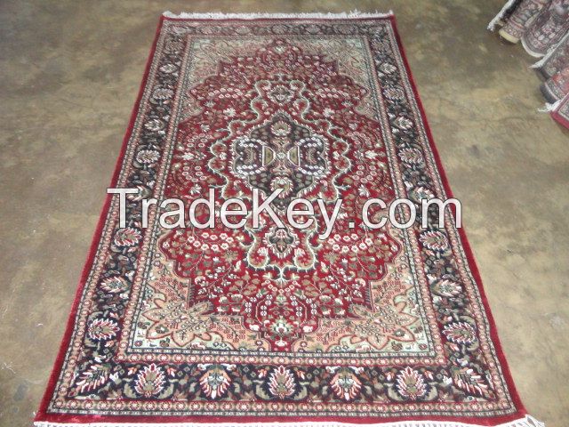 hand knotted viscose Rayon silk carpets