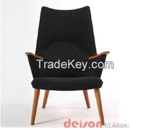 Hans Wegner Style Mama Bear Chair and Ottoman