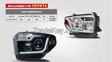 Automobile head lamps for Tundra 2014