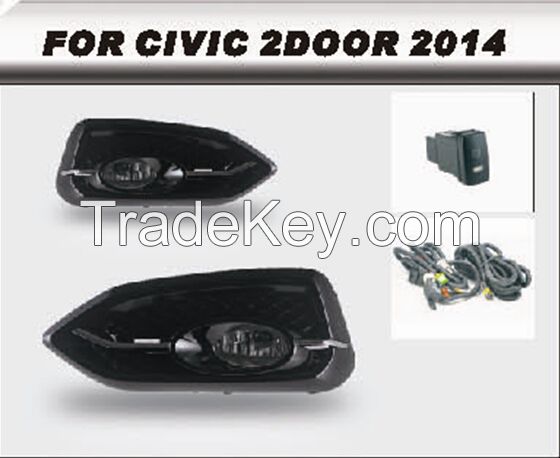 Honda, Civic 2 door 2014 fog light, lamps light, fog lamps