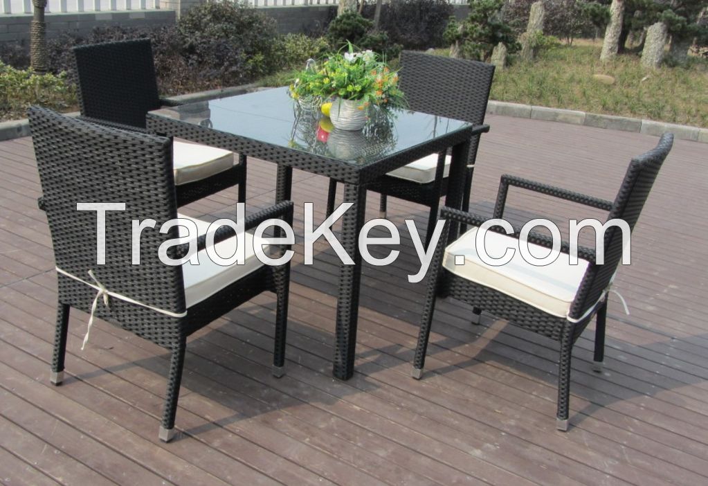 5pcs rattan dining sets