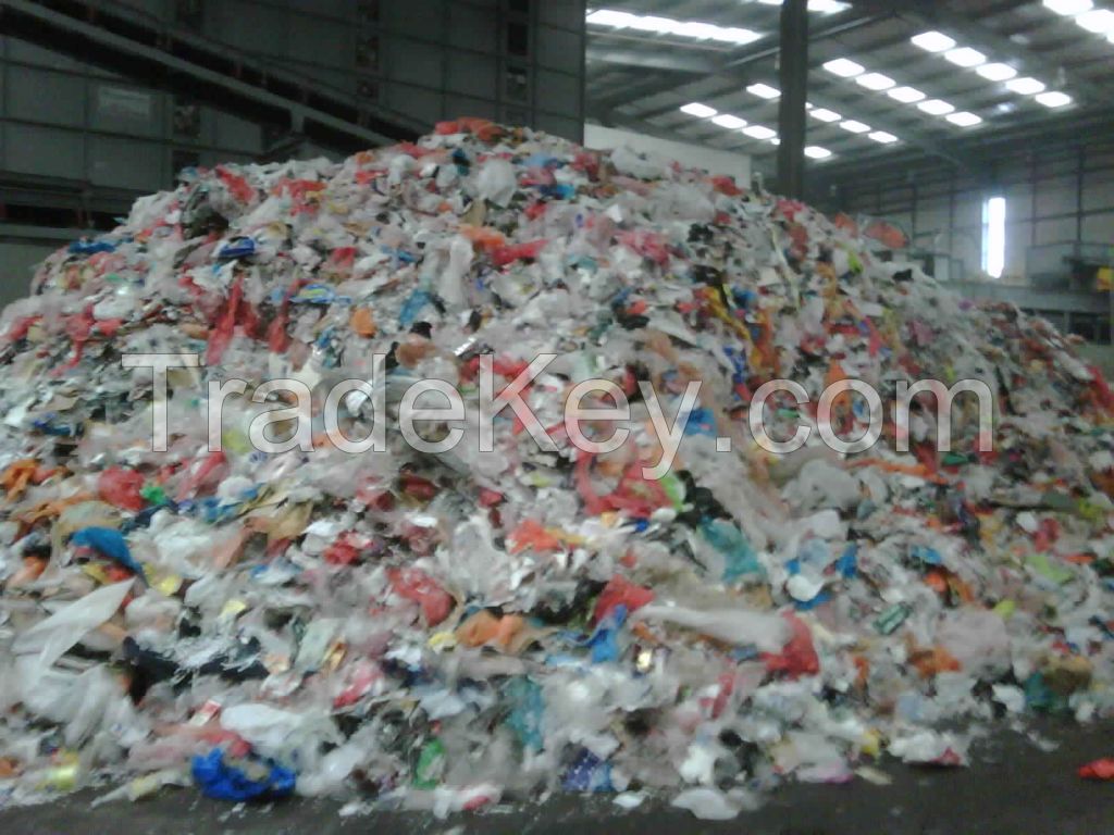 Waste Office Papers And Plastic Scrap