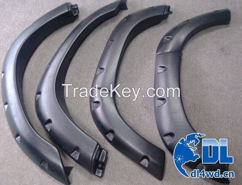 Wheel Arch Fender Flares ABS Plastic Fender Flares For Toyota LC80