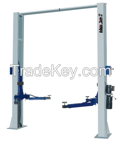3.5T clear floor hydraulic lift with manual lock release