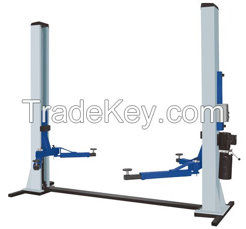 3.5T CE certified 2 post lift with base frame/electrical lock release