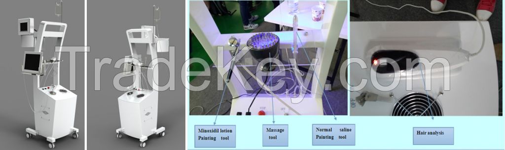 CE approval laser hair regrowth machine low level laser therapy hair growth