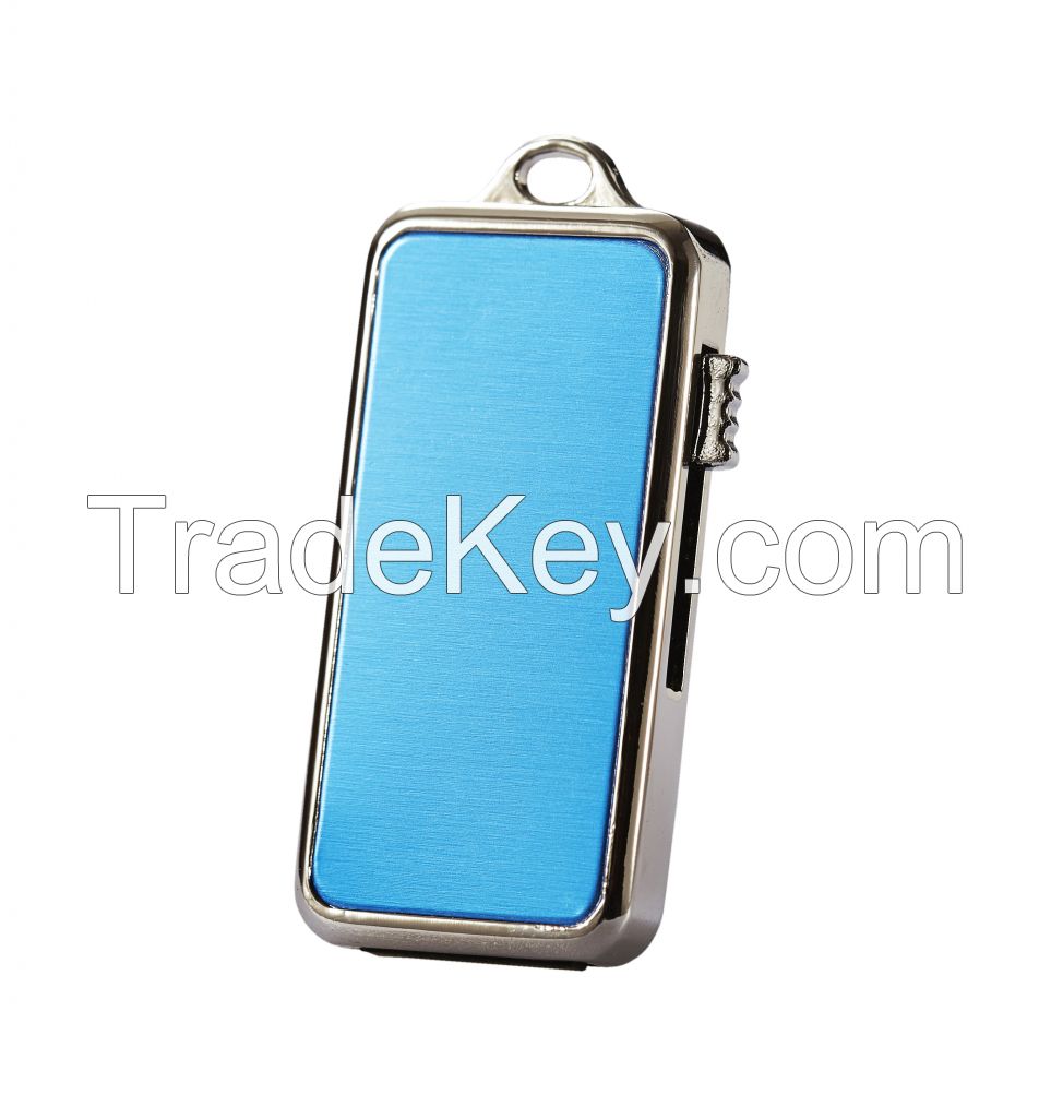 Promotional Blue Metal USB with your Logo - USB 2.0 