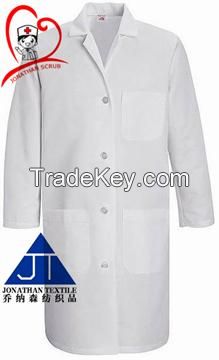 OEM customized doctor white lab coat hospital scrub medical uniform