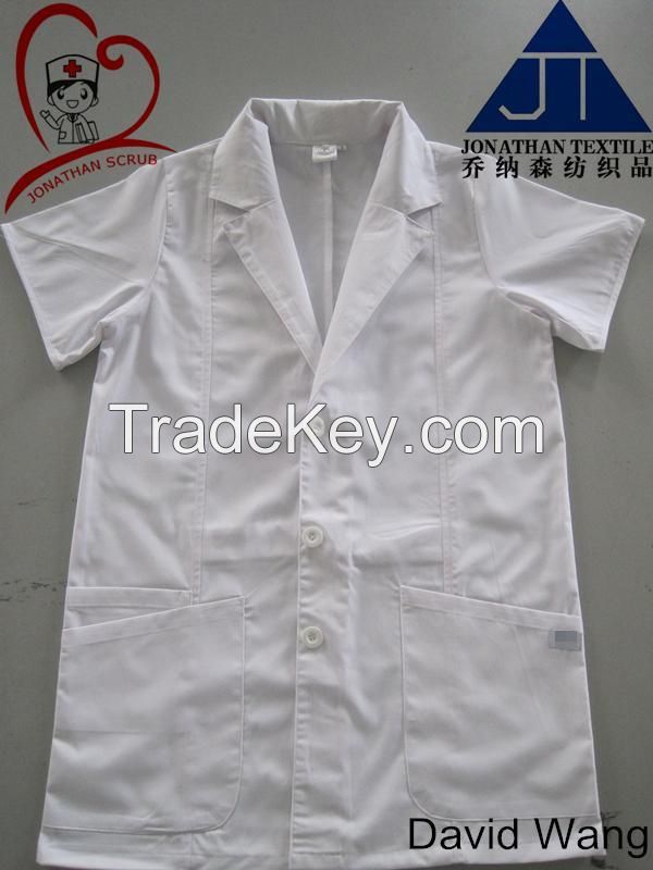 OEM customized doctor white lab coat hospital scrub medical uniform