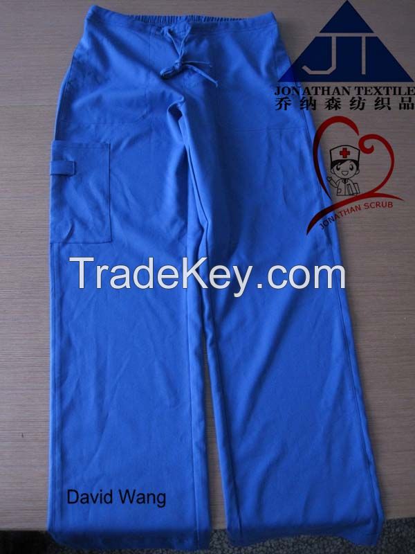 Poly cotton material medical uniforms nurse scrub suits