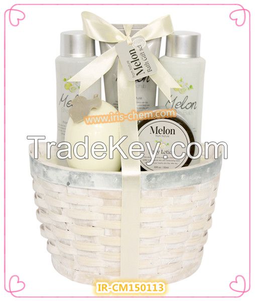 2015 Hot Selling Melon Series Bath Gift Set -- Ir-cm150113