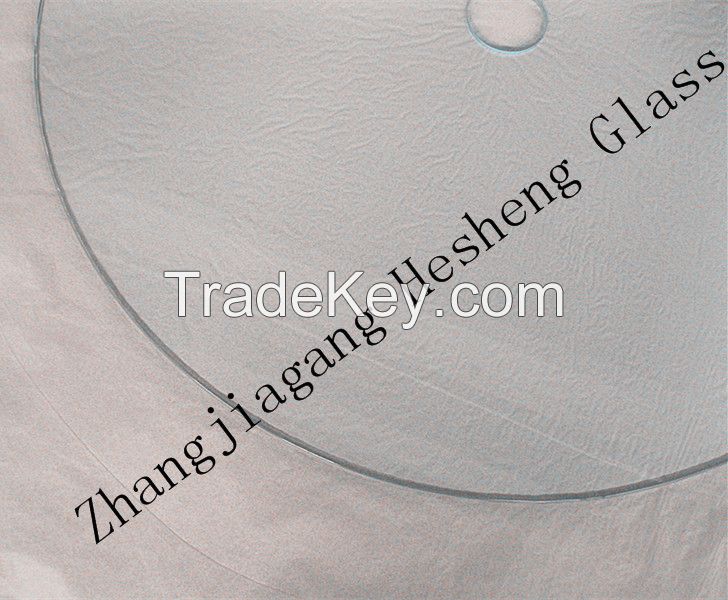 5MM thick round tempered glass