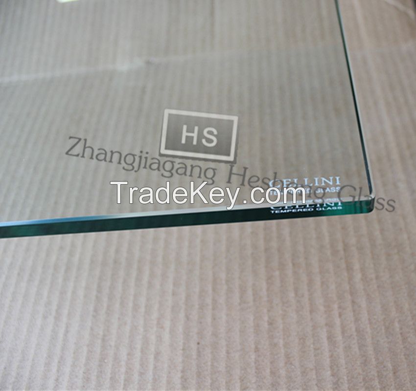 10MM clear table tempered glass