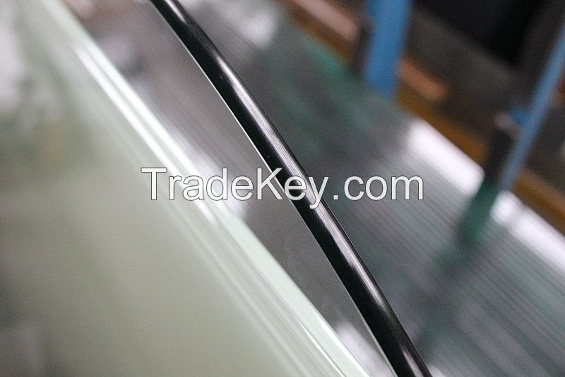 8MM clear  tempered glass pencil polished edge with CCC certificate as table top