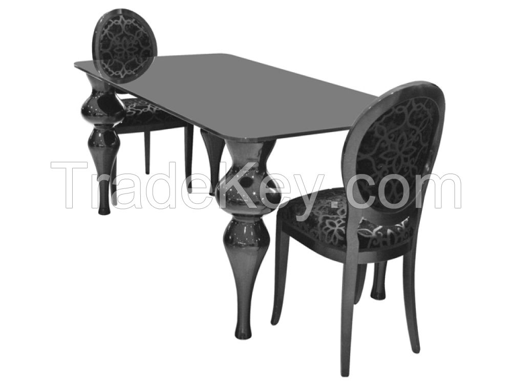 dining table glass, 10MM black tempered glass