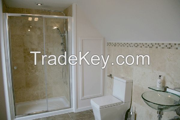 10MM clear tempered glass as shower room
