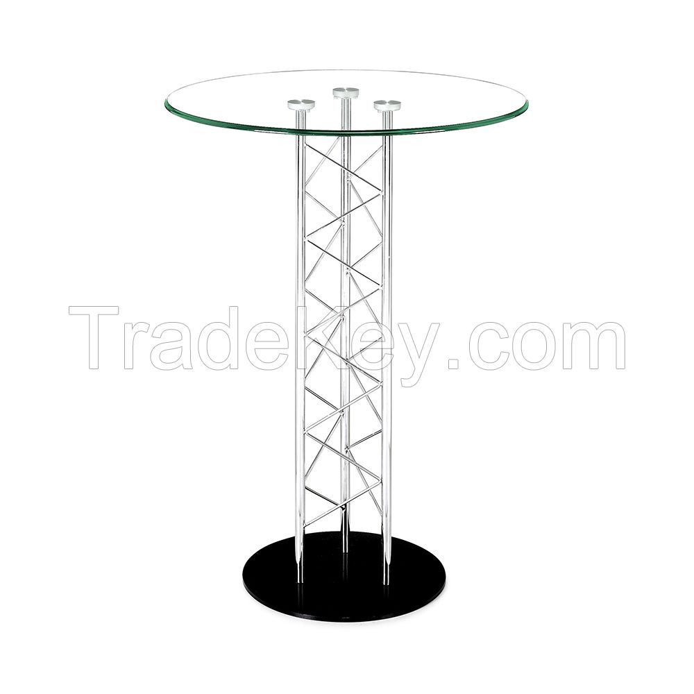 10MM round clear tempered glass as occasional table top