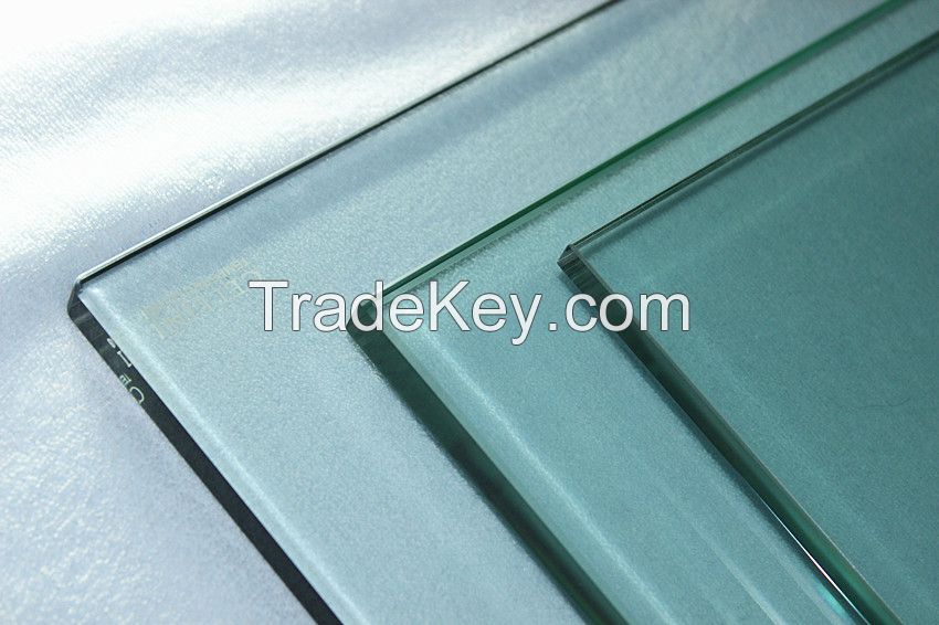 8MM clear rectangle  tempered glass toughened glass
