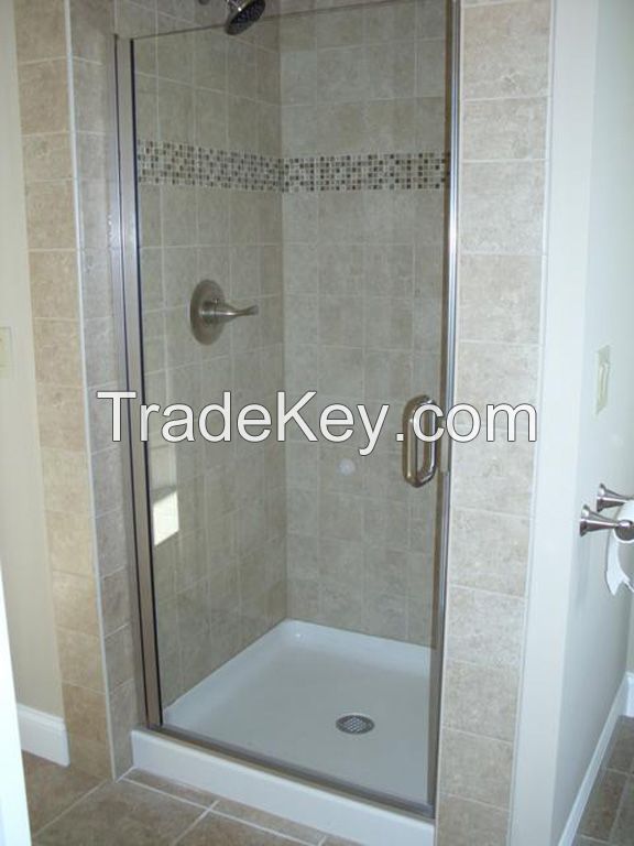 10MM clear tempered glass shower door