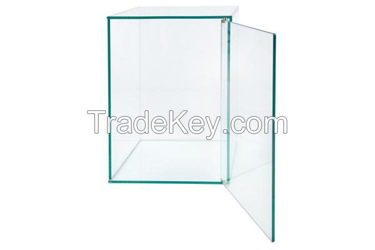 10MM clear tempered storage box glass
