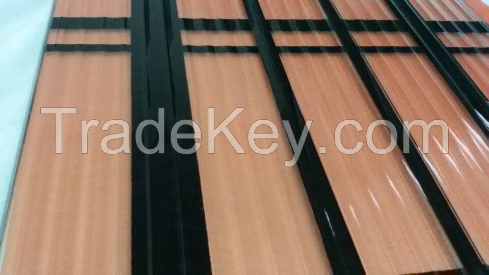 6+1.14+6MM golden Laminated Glass