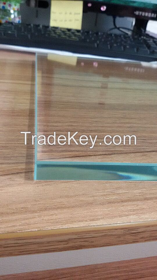 12MM ultra clear  tempered glass toughened glass