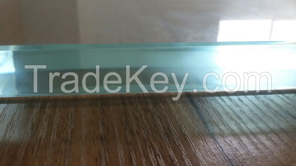 12MM ultra clear  tempered glass toughened glass