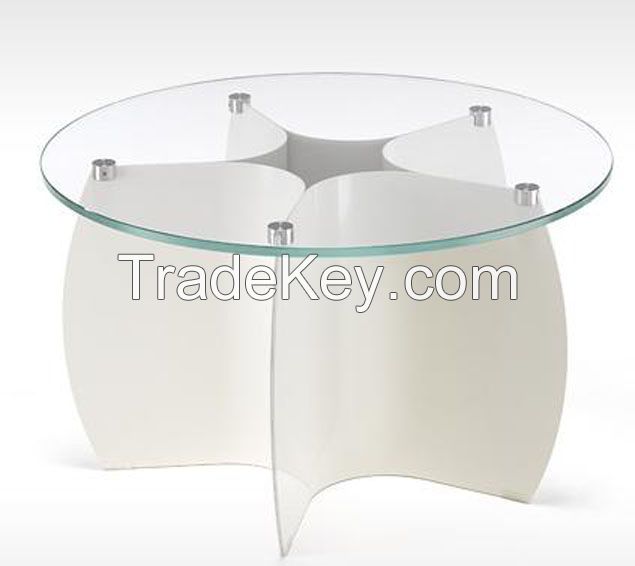 10MM clear round  tabletop   tempered glass