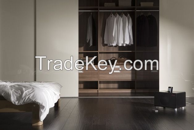 Modern Wooden Light Weight Sliding Door Moving Wardrobe