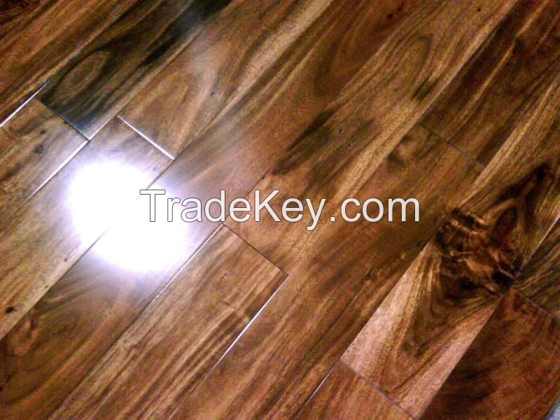 Chevron parquet wood flooring