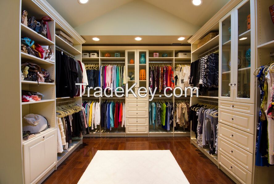 Luxury beige bedroom armoires wardrobes
