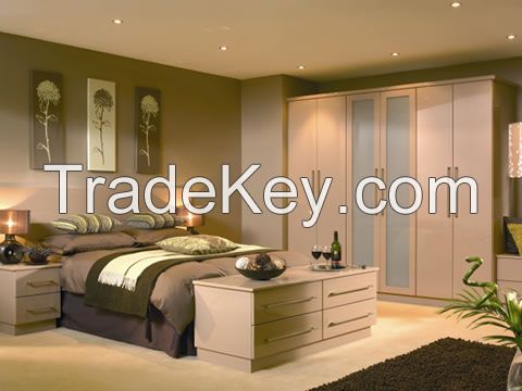 Luxury beige bedroom armoires wardrobes