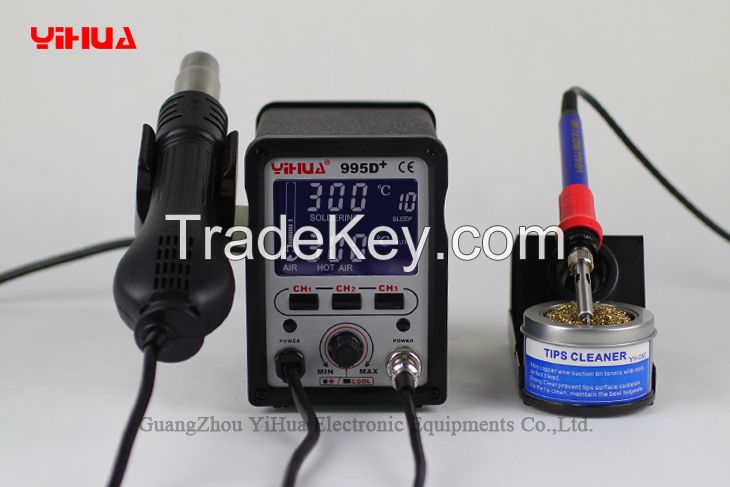 YIHUA 995D+ LCD SMD 2 in 1 Rework soldering station