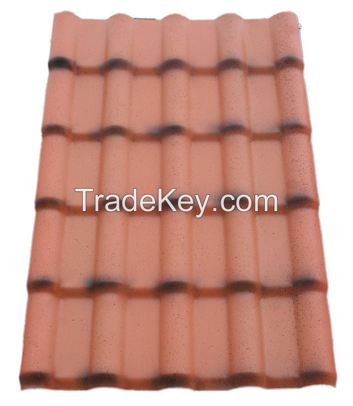 Synthetic resin roof tile-Roma style