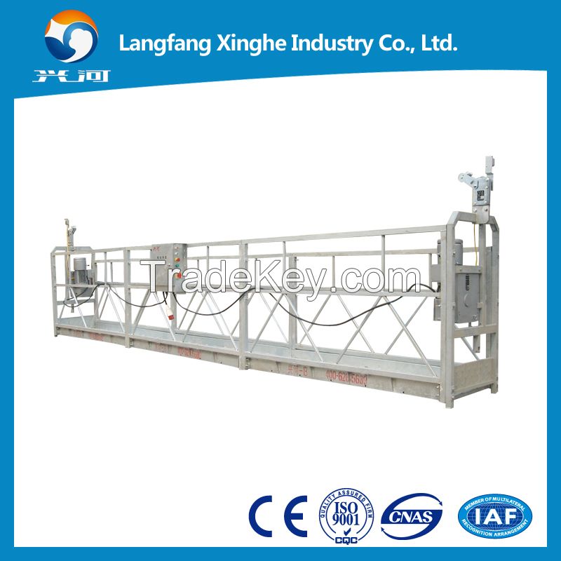 Adjustable suspended platform 630kg/800kg/hot galvanizes steel platform