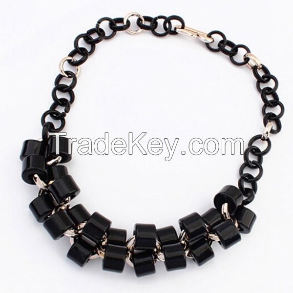 Wholesale handmade CCB necklace. NKE12159-C