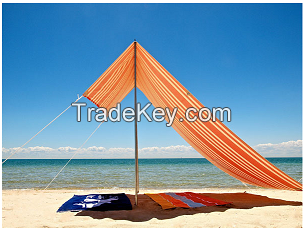Beach sun shade sail tent