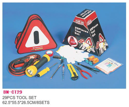 29pcs roadside emergency tool set
