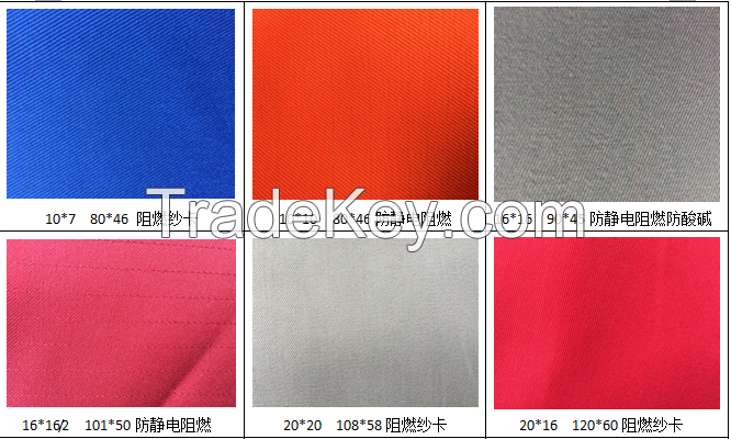 Flame retardant fabric, Water-proof fabric, Anti-static fabric, Acid and alkali resistant fabric