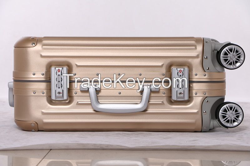 Travel luggage, aluminum travel luggage