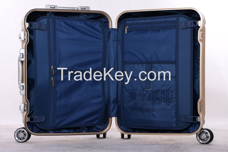 Travel luggage, aluminum travel luggage