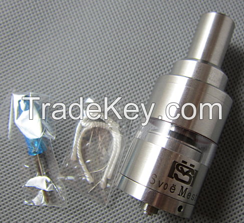 Tesla Kayfun 26650 Stainless Steel Atomizer for eCig with white and black color