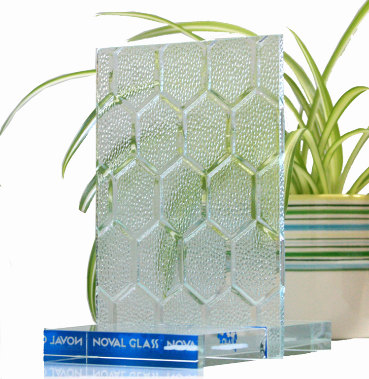 Beehive pattern glass