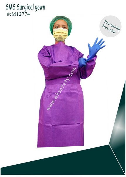 SMS isolation gown