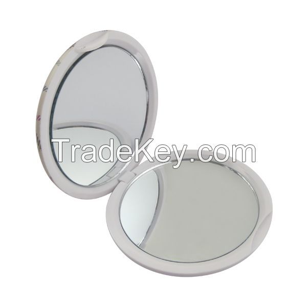 Top-rated Promotional Compact Mirrors with 2X Magnifying, Optional Colors and Patterns