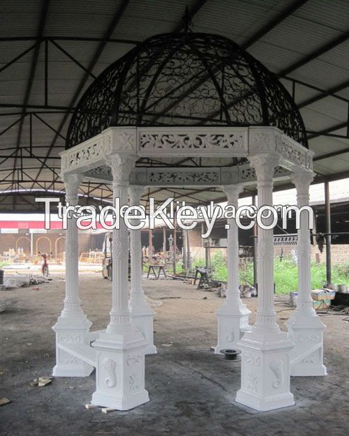 Wrought iron gazebo